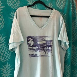 Women V neck T